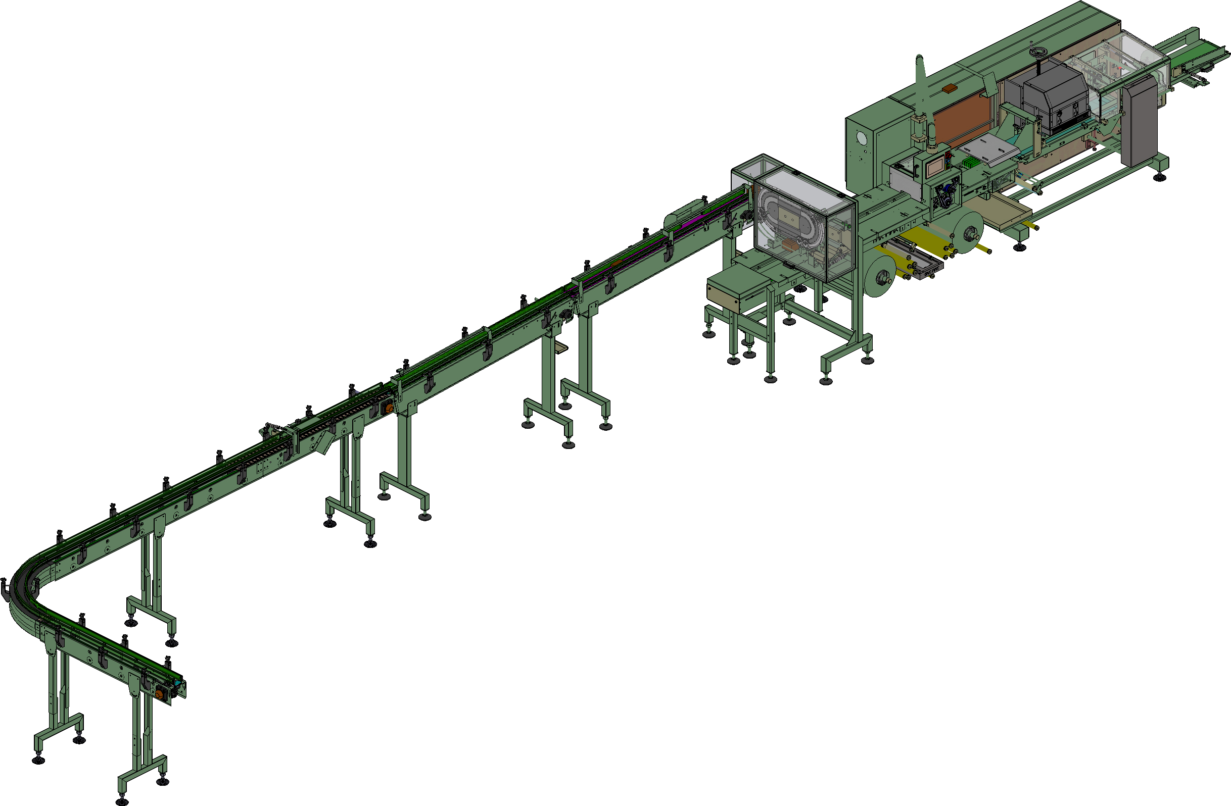 Linha embalagem Flowpack